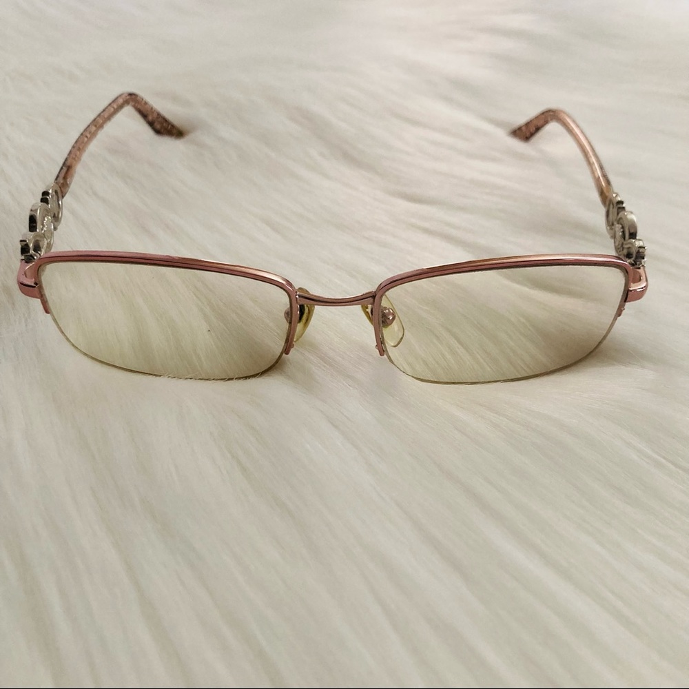 🌀Versace VE1199 Metal Frame Rose Gold Eyeglasses - Picture 7 of 11